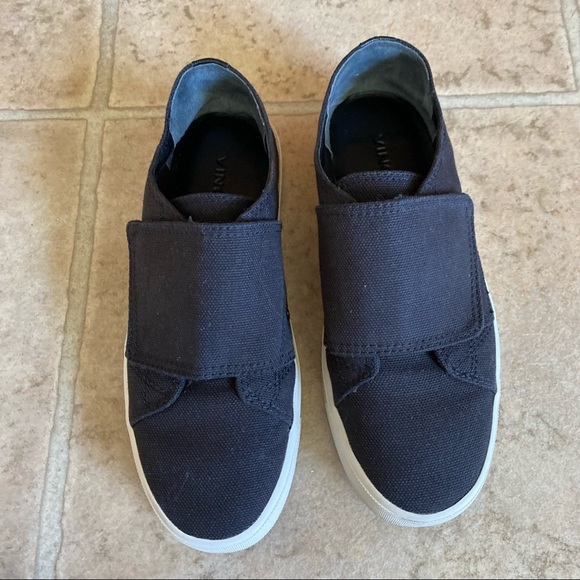 Vince Blair Velcro Canvas Slip On Sneakers Size 5 - Picture 2 of 7